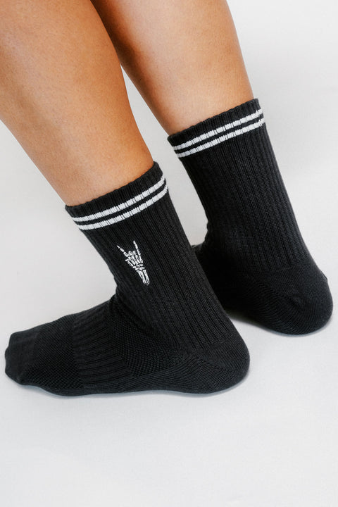 Rock On Knit Ankle Sock by Loindaflow